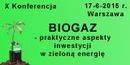 „BIOGAZ - praktyczne aspekty inwestycji w zieloną energię”